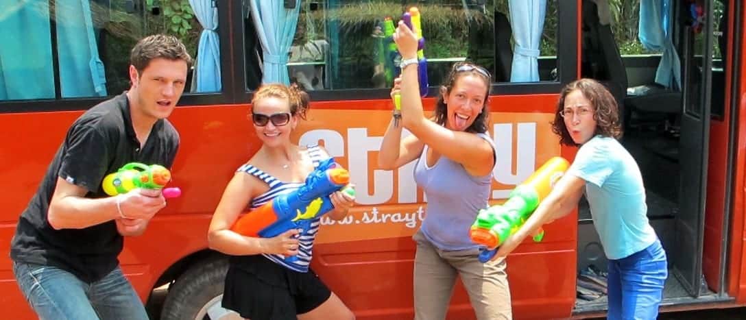 Celebrating New Year in Laos with a day of drive-by shootings. It's not what you think! 