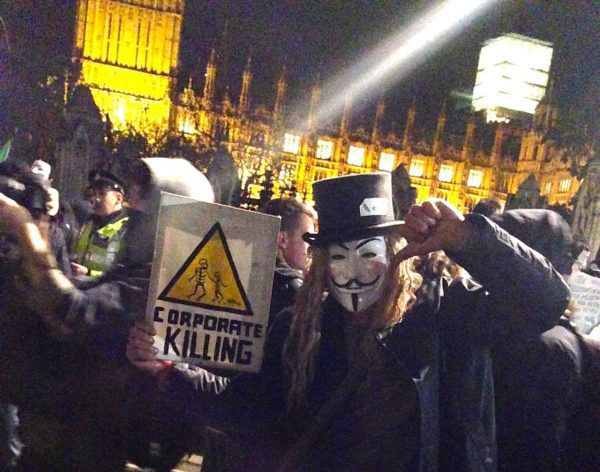 Guy Fawkes Protest London Anonymous November 5