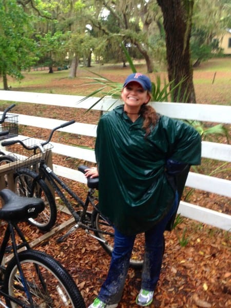 Even with a raincoat, I was soaked to the gills. But it was one of my favorite bike rides ever!