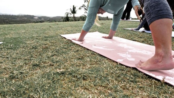 Time for a little sunset yoga in our Jockey active wear 