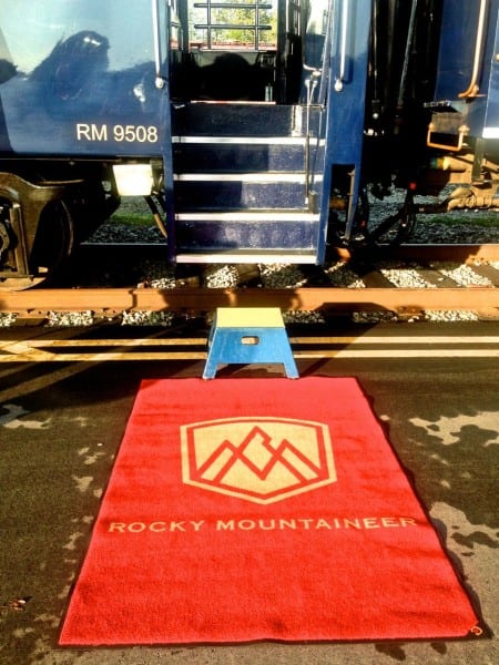 Rocky Mountaineer Red Carpet 