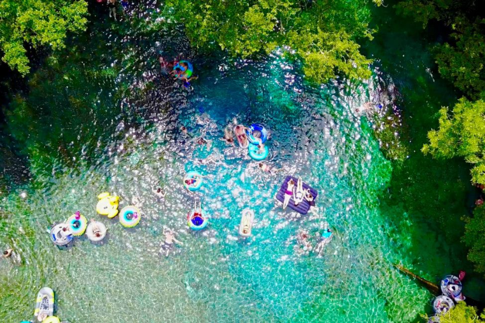 Reflections from the Road - Vol. 35 - Ginnie Springs Drone-min