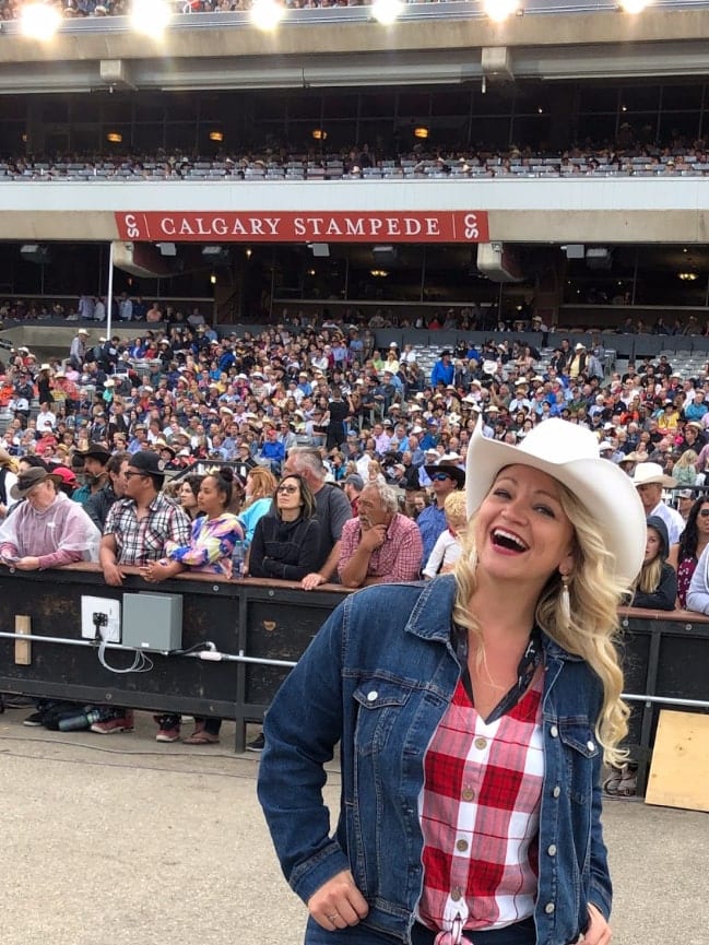 Angie Away at the Calgary Stampede