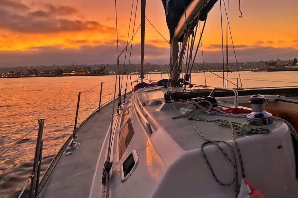 Sunset Sailing in San Diego