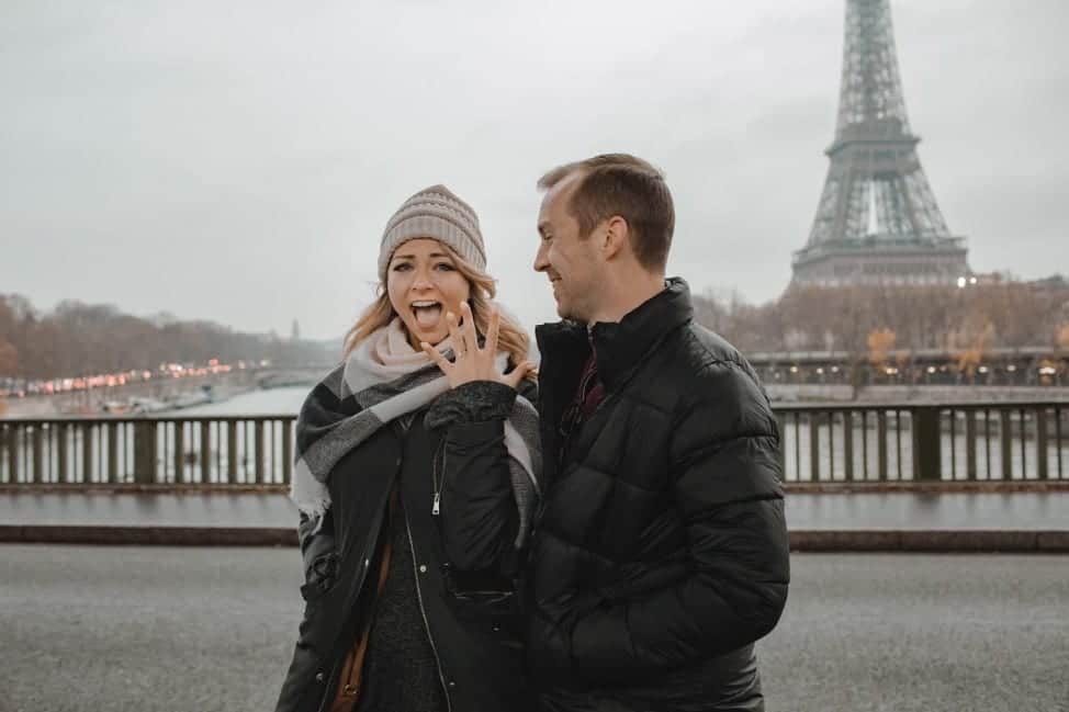 Getting engaged in Paris