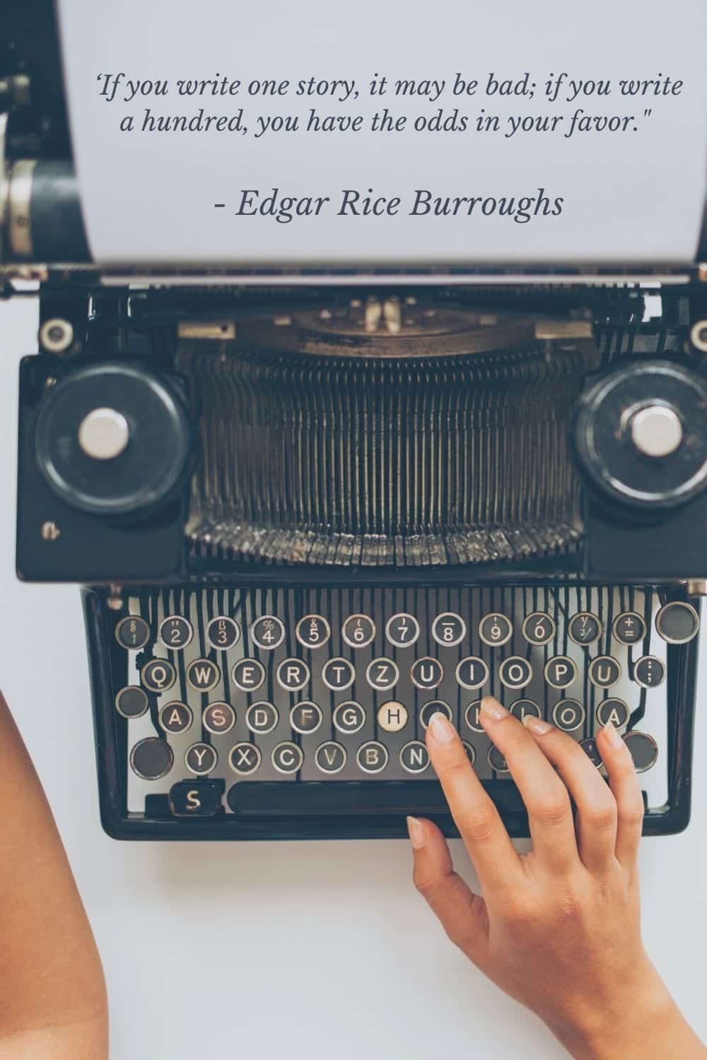 Edgar Rice Boroughs quote on writing