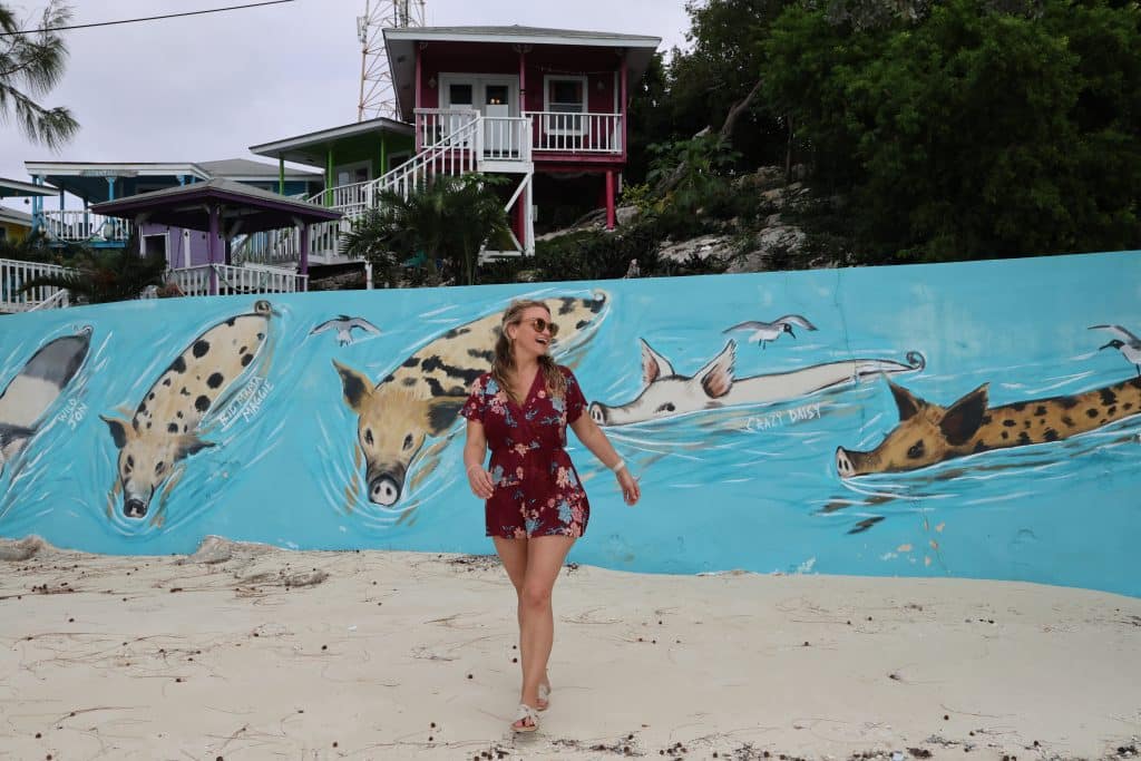 Staniel Cay Exuma Bahamas Mural