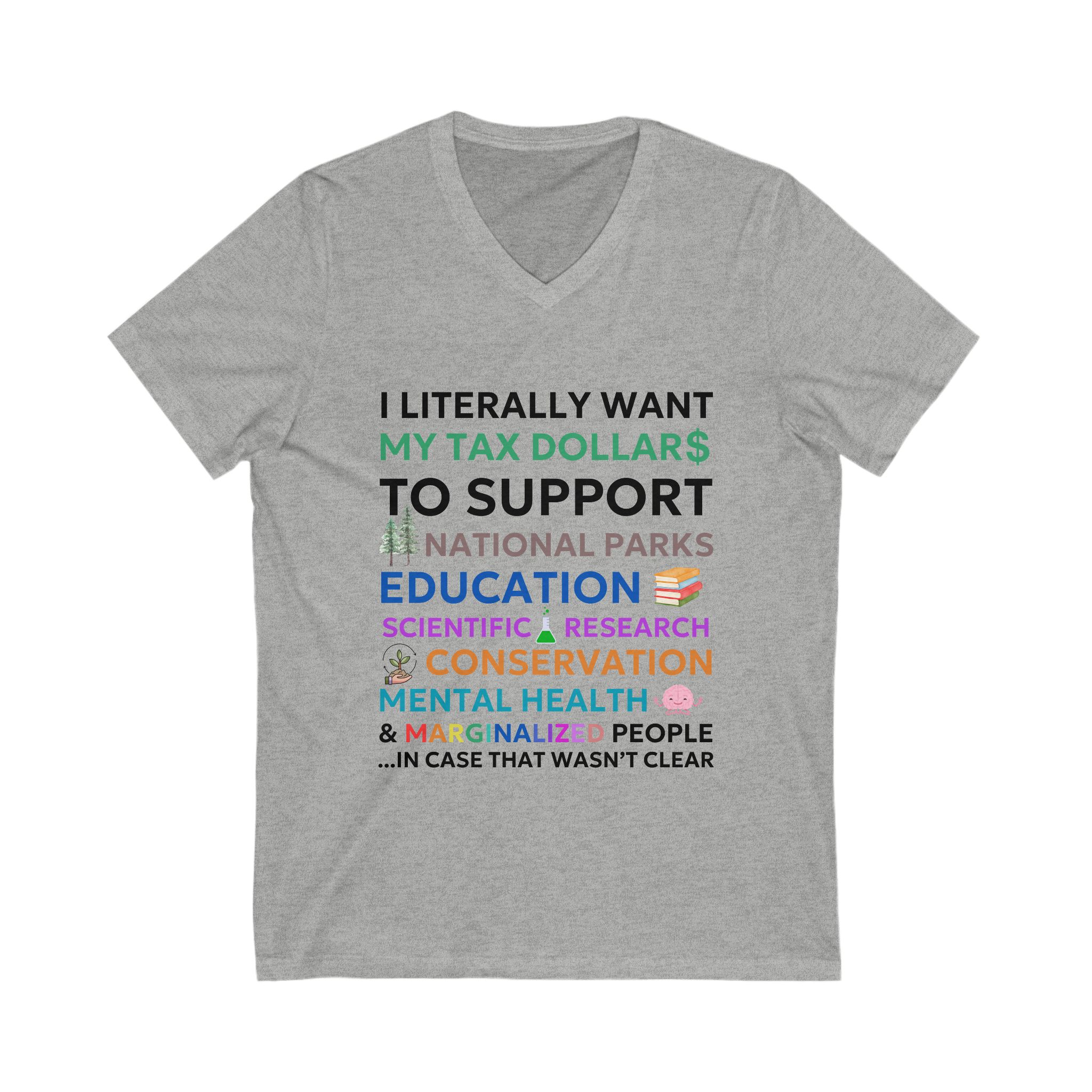 Supportive V-Neck Tee - Image 3