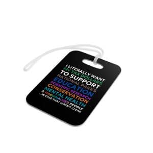 Colorful Luggage Tags - Advocacy on the Go