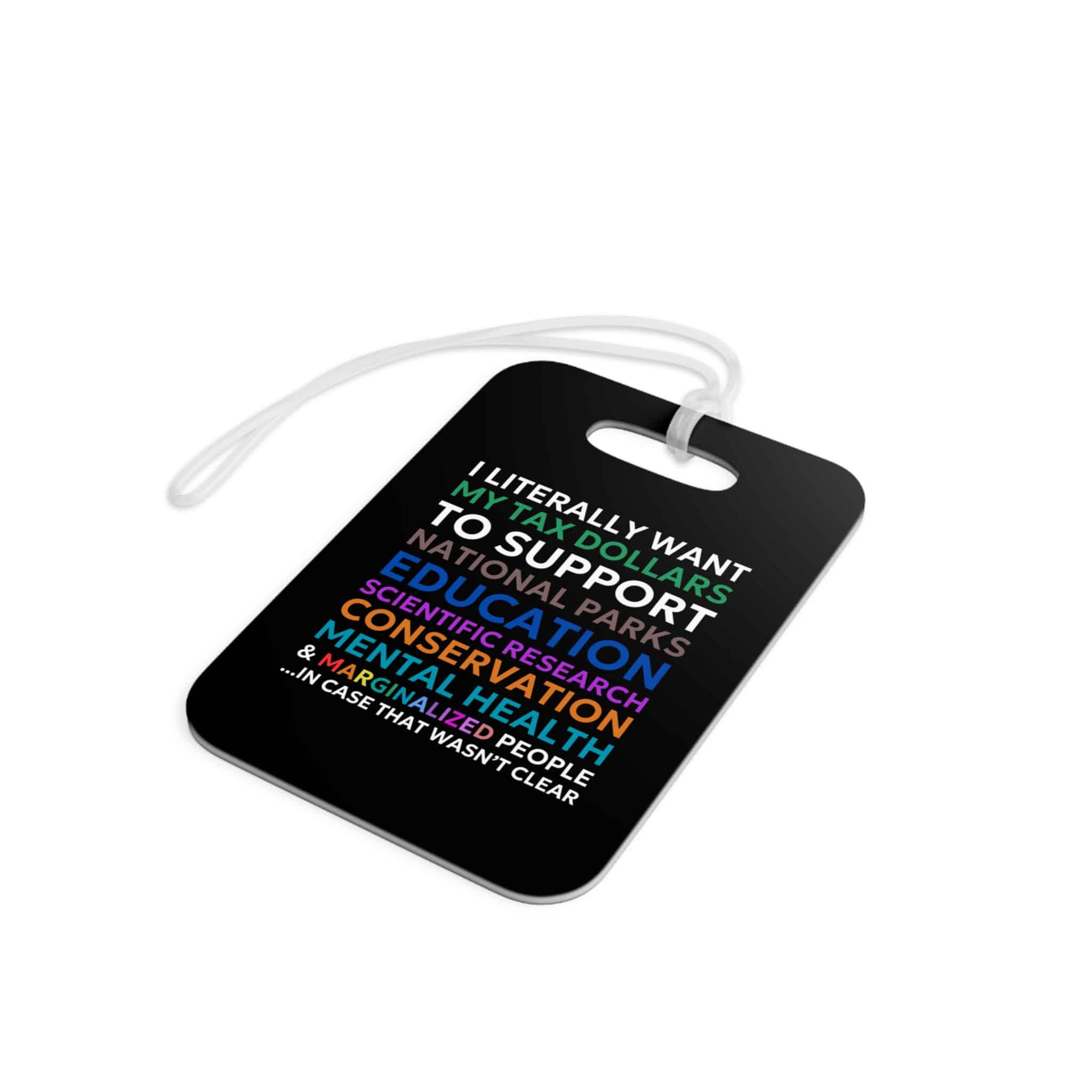 Colorful Luggage Tags - Advocacy on the Go