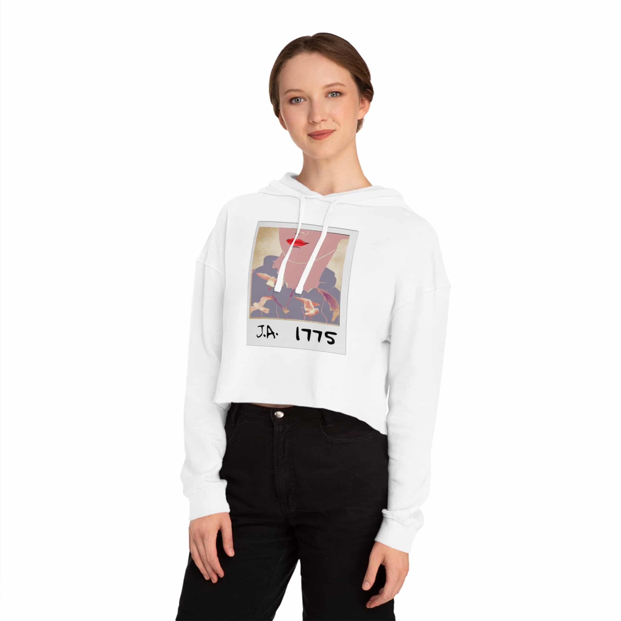 Jane Austen Swiftie Cropped Hoodie