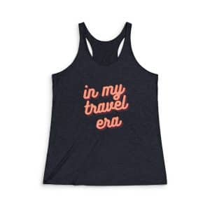 In My Travel Era - Women's Tri-Blend Racerback Tank