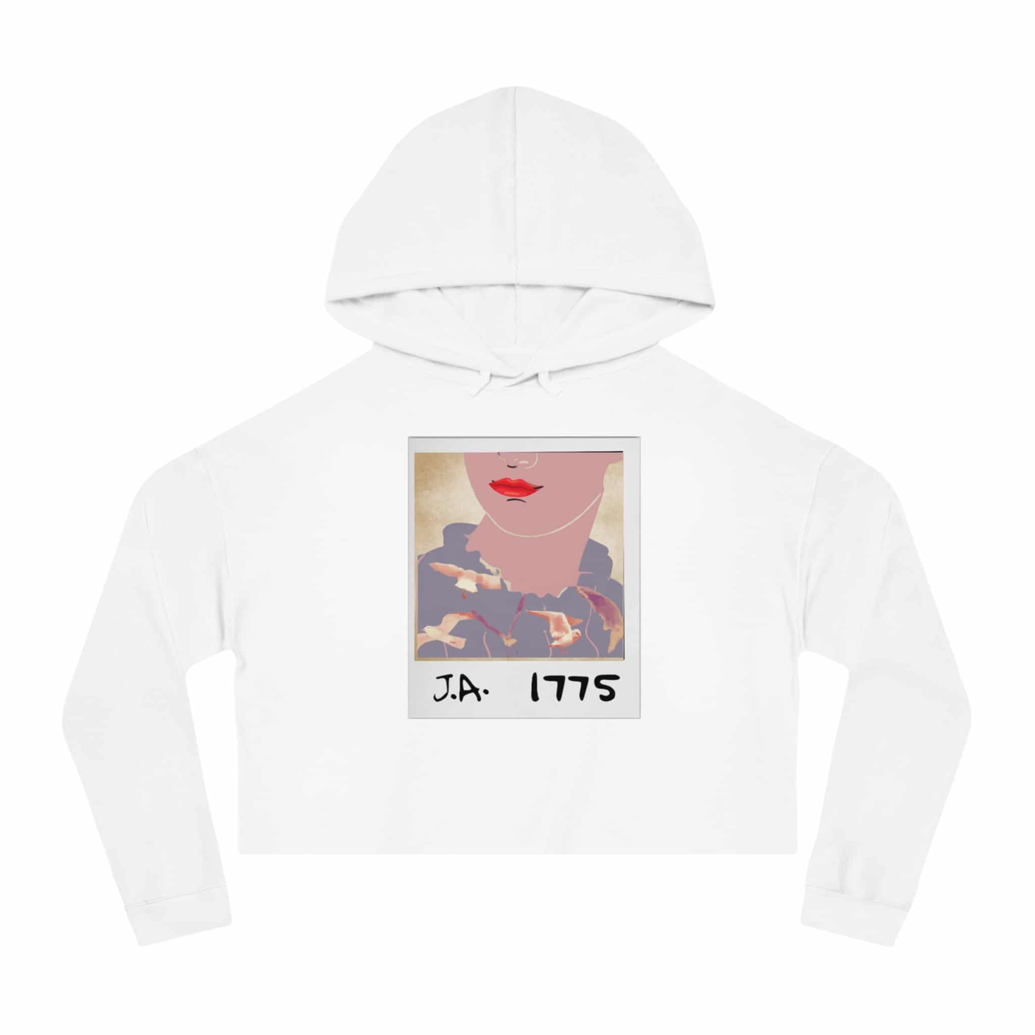 Jane Austen Swiftie Cropped Hoodie - Image 2