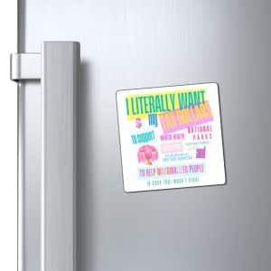 Activist Message Magnet - Support Mental Health & Education