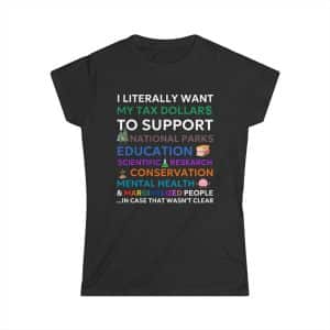 Women's Softstyle Tee – Support Education, Conservation & Mental Health